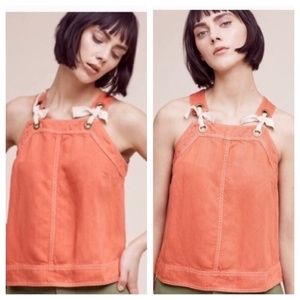 Maeve Ribbon Tie Tank - Size 10 - NWOT